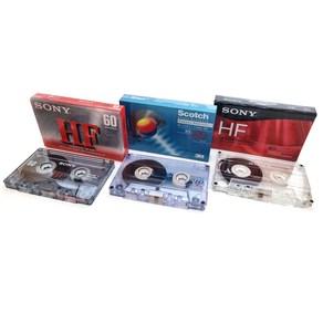 카세트공테이프 60분 미개봉 SONY 3M 브랜드 정품 오디오테이프 낱개판매 Cassette Tape 카세트플레이어, 3M 스카치 BX60