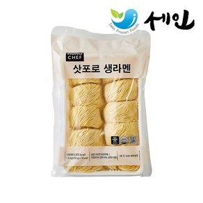 우마이도 생라멘 1.2kg 모노 일본 생라면 생면, 1개