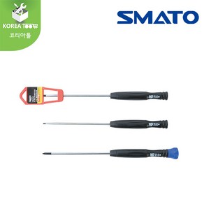 [SMATO]스마토 정밀 드라이버 SP 50mm 75mm 100mm 750mm, 굵기2.5mm 날장50mm(+), 1개