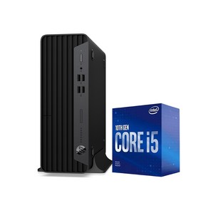 HP 400 G7 SFF 10세대 i5 8G SSD+HDD 최신사양 고급사무용 슬림 데스크탑 중고 PC