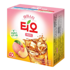 티오 아이스티 복숭아맛, 13g, 1개입, 80개