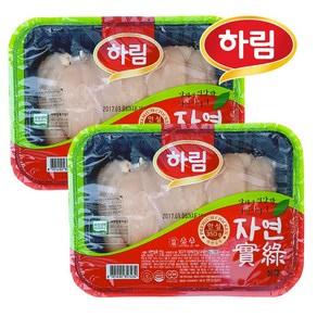 친환경 무항생제 자연실록 안심 350g 2봉, 2개