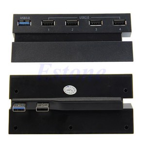 PS4용 5포트 USB 허브 고속 USB 스플리터 확장 어댑터 지원 태블릿