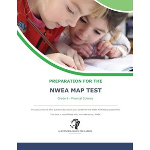 (영문도서) NWEA Map Test Preparation - Grade 8 Physical Science Paperback