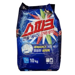 스파크 스마트클린 분말세제 리필, 10kg, 3개