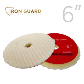 아이언가드 Heavy Cut Wool Pad 6인치 단모패드 (SS-205), 1개