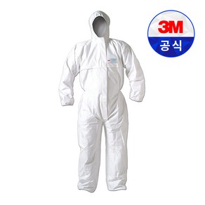 3M 보호복 MG2000 작업복 방역복 방진복 방제작업 항바이러스차단, 화이트, 1개