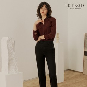 [KT알파쇼핑][LE TROIS]23FW 르투아 빅밴딩 기모텐션팬츠 3종