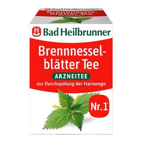 독일 바드하일브루너 Bad Heilbunne nettle leaf tea 네틀 리프 쐐기풀 허브차 티백, 2개, 8개입, 2g