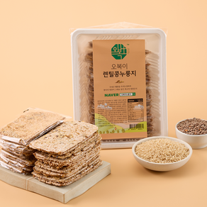 오복이 현미 누룽지 3kg(500gx6팩), 500g, 6개