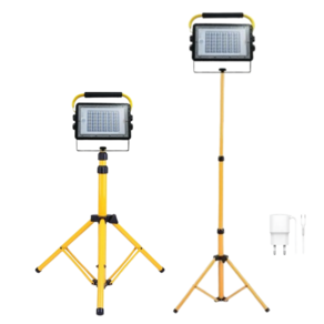 담스플러스 led 충전식 야외조명 공연 차박 운동장 조명 W860 투광기 1개 거치대 1 충전아답타, 1세트