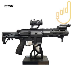 Maxim Defense PDX SBR 고성능 수정탄 젤리탄 전동건 금속 기어 파츠 맥심 디펜스, PDX-블랙(기본), 기본구성(배터리없음), 1개