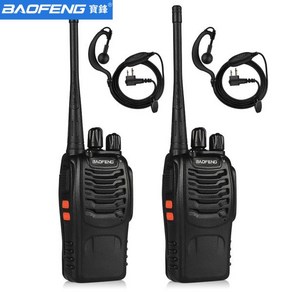 1개 또는 2 BF-888S 워키 UHF 400-470MHz 채널 휴대용 양방향 라디오 원래 baofeng, 01 1pcs_02 EURO