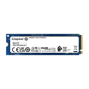 Kingston NV2 2TB M.2 2280 NVMe 내장 SSD PCIe 4.0 Gen 4x4 최대 3500 MB/s SNV2S/2000G 153551, 250GB