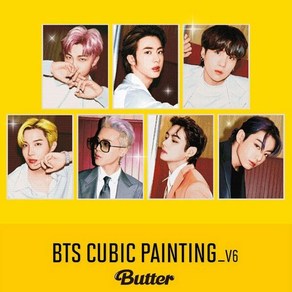 BTS 방탄소년단 DIY 큐빅 보석십자수 40x50 V6 7종, V1 SUGA, 1개