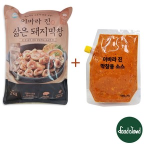 대구 달구벌 업소용 [이바라 진 삶은돼지막창2kg+막창소스1kg], 1kg, 1개