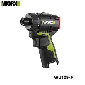 WORX 12V 충전 드릴 드라이버 WU129 배터리 2개, 1개