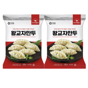 아워홈 왕교자만두 (1.05kg 2개묶음), 1.05kg, 2개