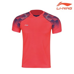 [Li-Ning] 리닝 남성용 라운드티셔츠 Competition Top Red AAYN031-2