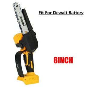 전동전지톱 DeWALT 배터리용 브러시리스 체인톱 무선 전기 목공 커터 전정 벌목 공구 18 V 20V 68 인치, 2) No Battey8inch, 1개