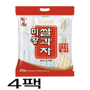 대용량 미왕 쌀과자 270g 4팩, 4개