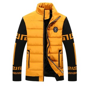 남성 캐주얼 슬림핏 니트 카디건 스웨터 지퍼 긴소매 패딩 하이브리드 패딩니트 down jacket 비보뉴 O377J667