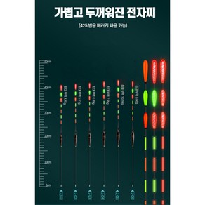 마리수 바다 민물 주야겸용 고추찌 전자찌 소형 막대찌 나노소재 리우찌2, JD-06, 1개