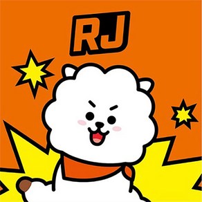 DIY 그림그리기 BT21 코믹 RJ 25x25, 단품, 1개