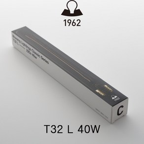 IKEL [일광전구]클래식 에디슨전구 T32-L 40W E26 300mm, 1개