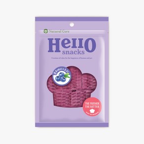 네츄럴코어 헬로스낵 강아지간식, 블루베리+오리고기, 100g, 1개