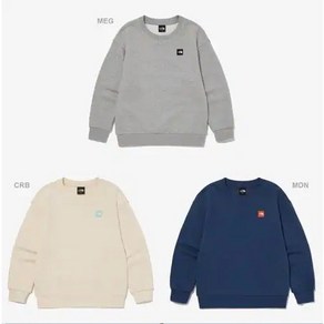 노스페이스키즈 편하고 활동적인 키즈 주니어 맨투맨 NM5MQ52 키즈 미니박스 로고 스웻셔츠 KS MINI BOX LOGO SWEATSHIRTS 신학기 맨투맨 선물 입학