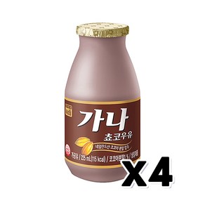 푸르밀 가나 초코우유 초콜렛드링크 225ml x 4개