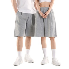 카멜 원턱 버뮤다 트레이닝 반바지 2p