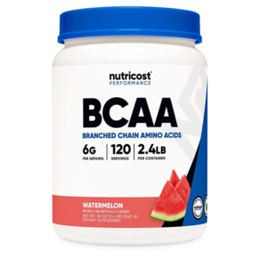 뉴트리코스트 BCAA 분지 사슬 아미노산 6g 분말 수박 2.4파운드 120회분, 1개