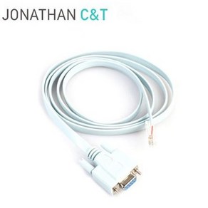 9 Pin DB9 Seial RS232 Pot to RJ45 Cat5 LAN 케이블, 1개