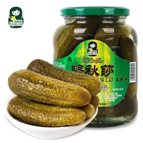 <킹콩푸드>카츄사 어식 오이피클 오이지 미니오이피클 중국식품 330g, 330mg, 6개