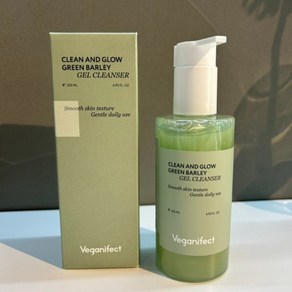 정품배송 비건이펙트 클린 앤 글로우 청보리 LHA 젤클렌저 weVegan CLEAN AND GLOW