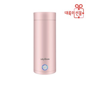 UGASUN HC-301 휴대용 전기포트 여행용 전기 보온병 텀블러, HC-301 핑크, 1개, 400ml