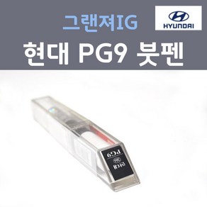 순정품 현대 그랜져IG PG9 판테라그레이 384 붓펜 자동차 차량용 카페인트, 1개, 8ml