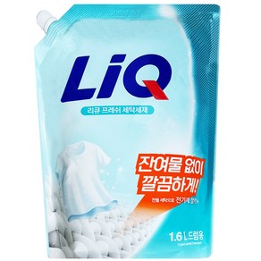 리큐 프레쉬 세탁세제 드럼용 리필, 3개, 1.6L