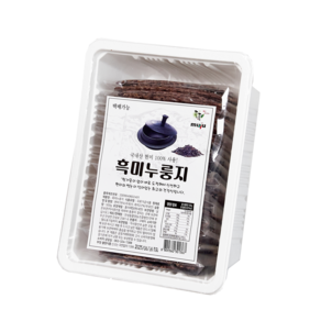 [안성들풀] 국내산 흑미 누룽지 스낵 500g, 5개