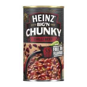 하인즈 빅 앤 청키 칠리 비프 스프 520g Heinz Big N Chunky Chilli Beef Soup, 1개