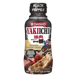다이쇼 야키이치 야끼니쿠 흑후추 소스 이찌방, 1개, 245g