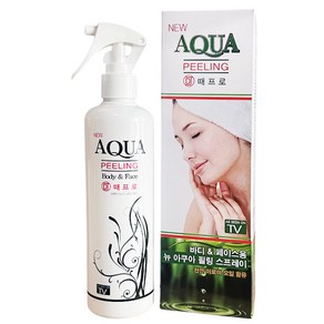 뉴 아쿠아 필링 스프레이 300ml 때프로 바디&페이스 뿌리는 필링제, 1개, 300g