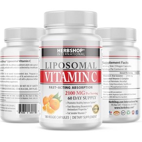 닥터스 블렌드 리포솜 비타민C 2100mg 180캡슐, 180정, 1개