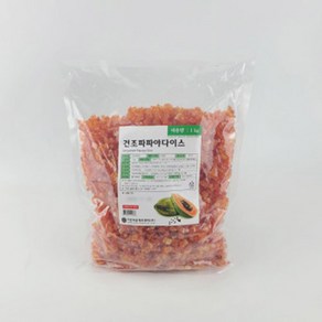 건조파파야다이스 1kg 건열대과일 (대용량)