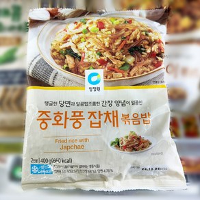 [써니마트][냉동] 청정원 중화풍 잡채볶음밥 400g, 1개