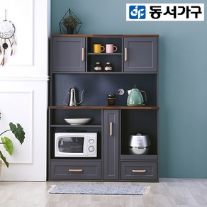 동서가구 착불 루미노 1200 상부+1200 렌지대(멀바우상판) DF917944-1, 아이보리