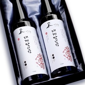 대게맛간장 선물세트 700ml X 2개 간장명인 만능간장 저염 육수 국물 어간장 맛간장