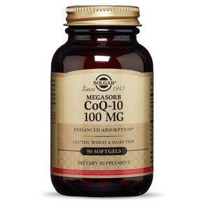 솔가 메가솔브 CoQ-10 100mg 소프트젤, 1개, 90정